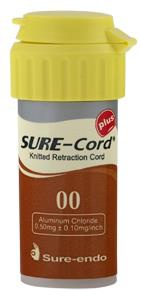 Retraction cord Sure-Endo impregnated 254cm with cutter 00
