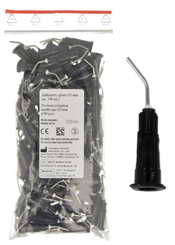Pre-bent irrigation needle tips 0,9mm (100 pcs package)