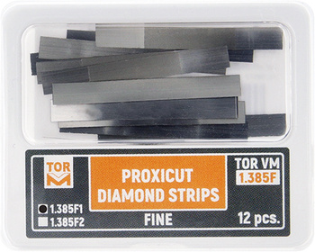 Diamond strips fine (12 pcs) for Do-All Proxicut stripping instrument (1.385 F1)