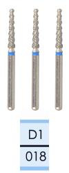 Diamond burs for FG handpiece swiss type D1 ( 3 pcs.)