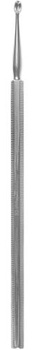 Bone curette single-ended, straight medium