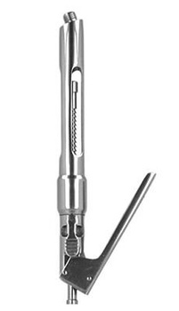 Dento-Ject syringe with release button, bright curved