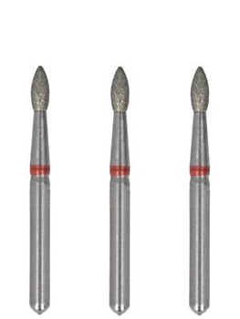Diamond burs type D FO 22F 015 (3 pcs.)