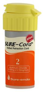 Retraction cord Sure-Endo impregnated 254cm with cutter 2