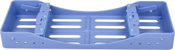 Instrument sterilization cassette - 5 slots - blue