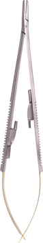 Castroviejo needle holder with TC, straight - 18 cm