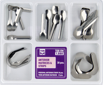 Matrices for front teeth restoration set 30 pcs/box (1.888) 0,050 mm