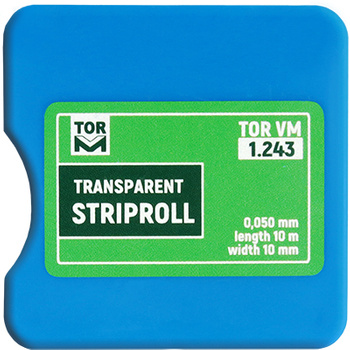 Taśma poliestrowa przezroczysta 10 mm (box) (1.243)