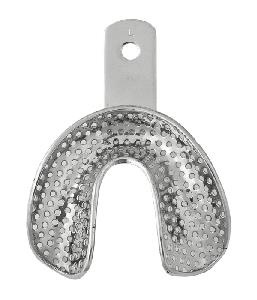 Impression tray with edge L perf. (lower, D)