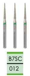 Diamond burs for FG handpiece swiss type B7SC (3 pcs.)