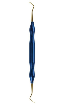 Plugger / burnisher TiN with titanium nitride coating anatomic handle UK-1