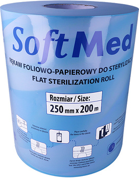 Rękaw do sterylizacji 200m x 250 mm SoftMed