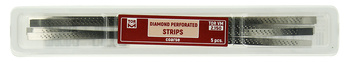 Diamond metal perforated strips with serration (5 pcs. package) coarse (2.150) - TOR VM