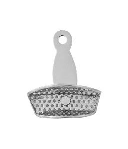 Impression tray with edge rotable perf.