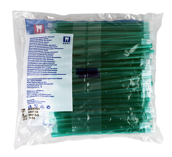 Saliva ejectors Polydent (100 pcs/bag) - green
