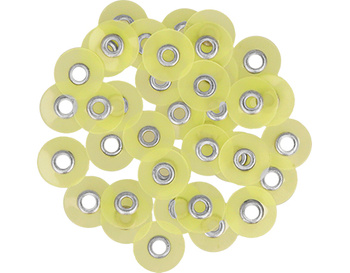 Krążki polerskie na standardową mandrelkę na rynku (op.40 szt.) 10 mm - żółte fine (1.733) - TOR VM