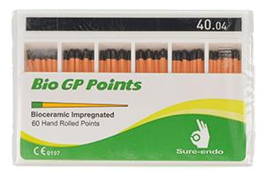 BIO Gutta percha points Sure-Endo 0.04 - 4% (60 pcs box) 40/04