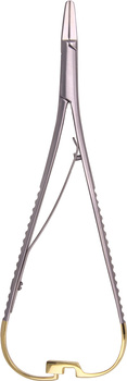 Mathieu needle holder with TC, straight - 17 cm (1854/TC)