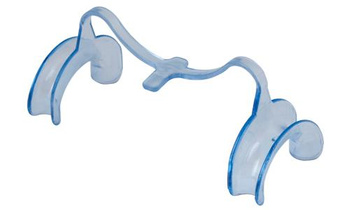 Cheek retractors double-sided (2 pcs box) transparent L