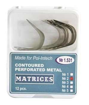 Matryce perforowane profilowane do formówek Ivory (op. 12 szt.) nr 2 (1.531) - TOR VM