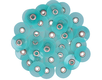 Polishing discs for S-Flex mandrel (40 pcs box) 12 mm green medium - TOR VM