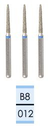 Diamond burs for FG handpiece swiss type B8 ( 3 pcs.)