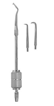 Manual crown remover with weight
