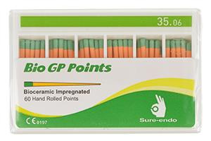 BIO Gutta percha points Sure-Endo 0.06 - 6% (60 pcs box) 35/06