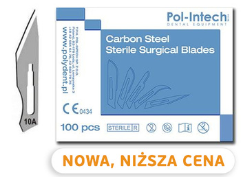 Ostrza do skalpela nr 10A (op.100szt.) Polydent