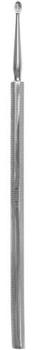 Bone curette single-ended, straight large