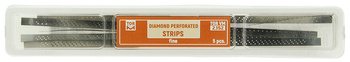 Diamond metal perforated strips with serration (5 pcs. package) fine (2.152) - TOR VM