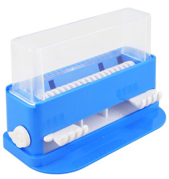 Microapplicator brushes dispener - blue