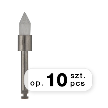 Prophy brush Stoddard for cleaning and polishing point, transparent (10 pcs.)