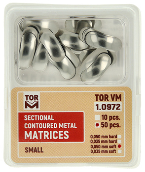 Formówki sekcyjne profilowane (op. 50 szt.) małe - 0.050mm soft (1.0972) - TOR VM