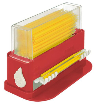 Microapplicator brushes dispener - red (with 100 pcs of brushes)