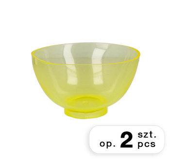Alginate and gypsum flexible bowl 11,5cm yellow (2 pcs. packing)