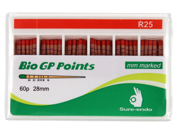Gutta Percha Points Recip BIO Sure-Endo (60 pcs/box) R25