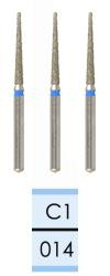Diamond burs for FG handpiece swiss type C1 (3 pcs.)