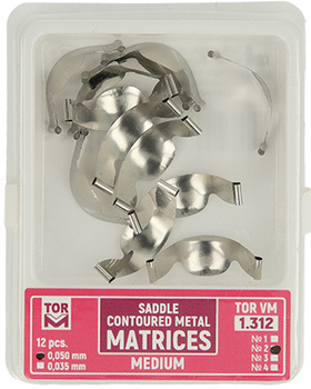 Matryce siodłowe (op. 12 szt.) średnie (2) - 0,050mm (1.312)