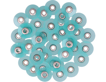 Krążki polerskie na standardową mandrelkę na rynku (op.40 szt.) 10 mm - zielone medium (1.732) - TOR VM