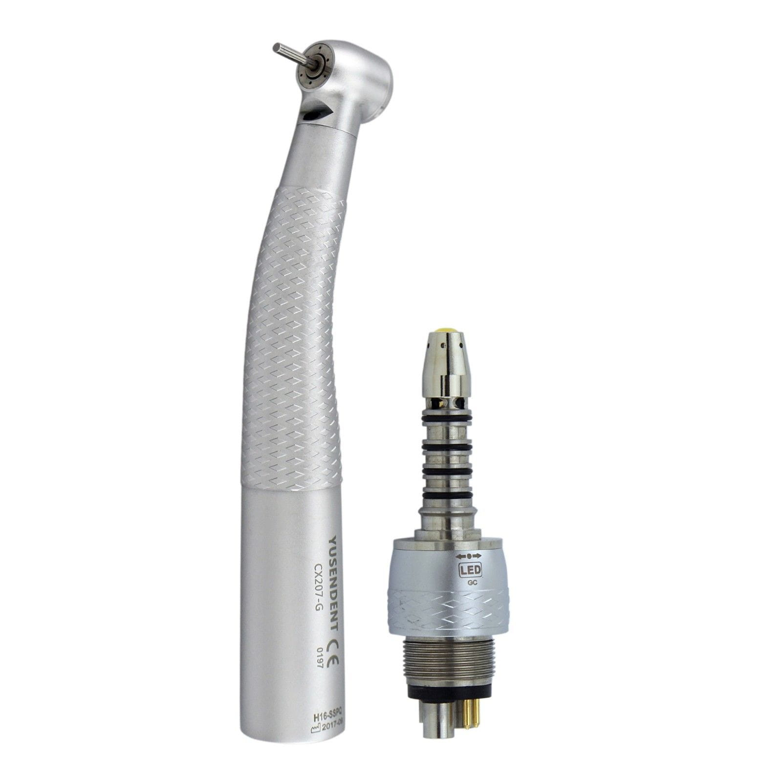 Coxo highspeed air turbine handpiece CX207G H16STPQ6 with Sirona
