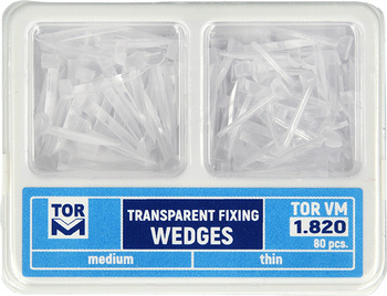 Transparent wedges (80 pcs box) - TOR VM