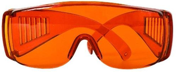 Okulary UV 100% pomarańczowe