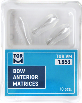 Bow anterior matrices, 10 pcs, shape 3 (2,7 mm subgingival protrusion), 1.953