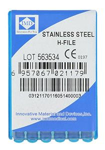 Stainless steel endo files (6 pcs box) length 25 mm H-File 30