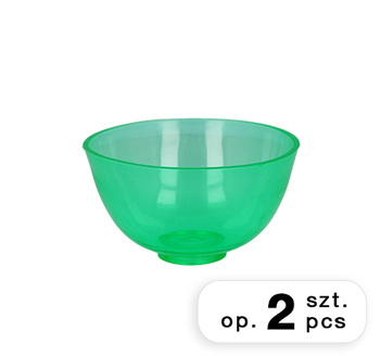 Miska do alginatu i gipsu 10,5cm zielona (2 szt)
