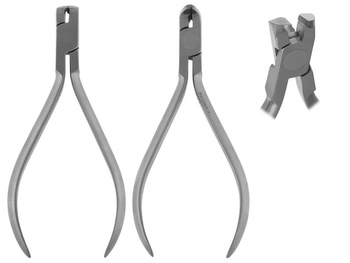 Distal end cutter pliers with TC insert