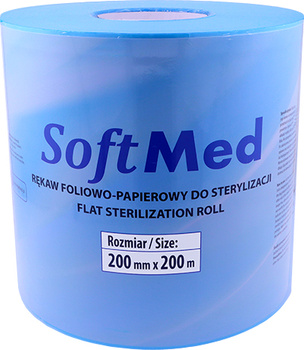 Sterilization sleeve on a roll 200m x 200 mm - SoftMed