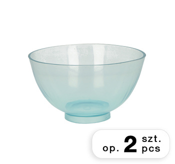 Alginate and gypsum flexible bowl 11,5cm blue (2 pcs. packing)