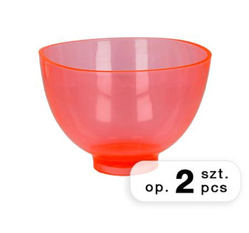 Alginate and gypsum flexible bowl 12,5cm red (2 pcs.)